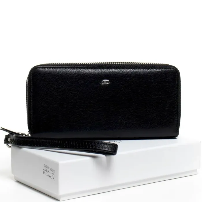 Жіночий гаманець Classic шкіряний Dr.Bond W39-3 black