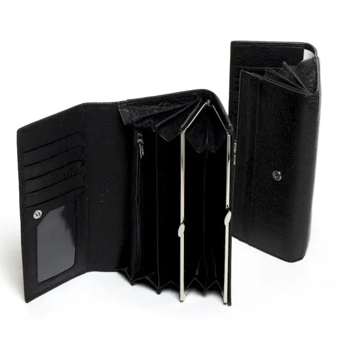 Жіночий гаманець Classic шкіряний Dr.Bond W1-V black