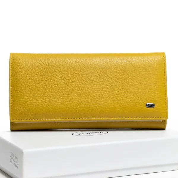 Жіночий гаманець Classic шкіряний Dr.Bond W501-2 yellow