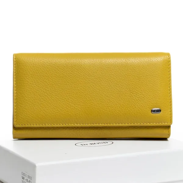 Жіночий гаманець Classic шкіряний Dr.Bond W46 yellow