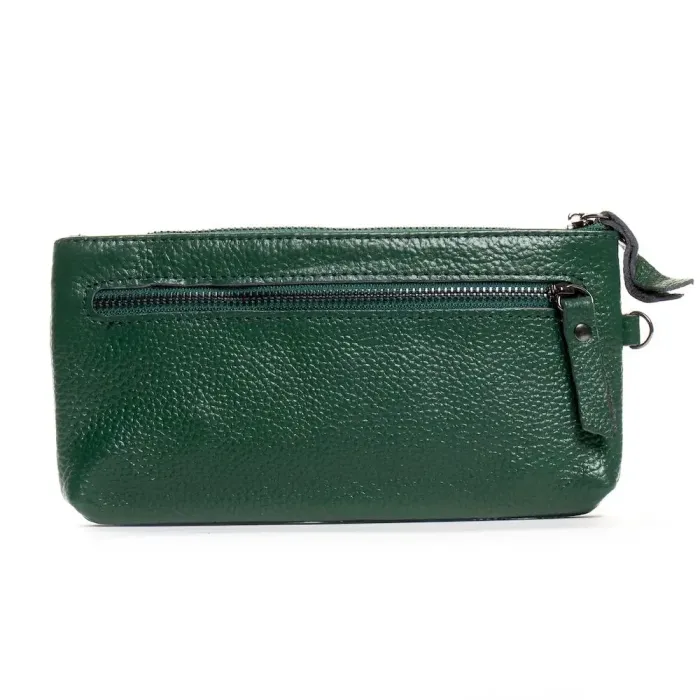 Косметичка шкіряна A-00276-5 green
