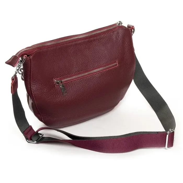 Сумка Жіноча Класична шкіряна ALEX RAI 02-09 9503-9 wine-red