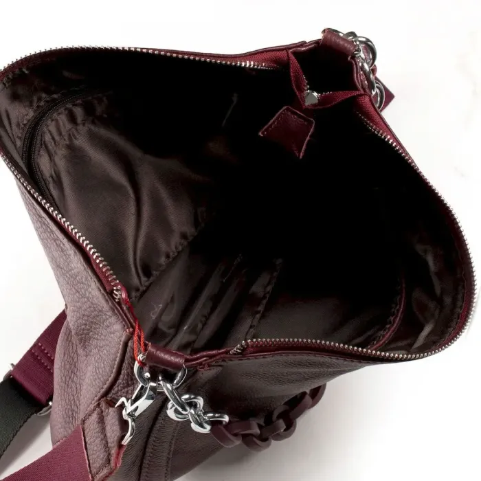 Сумка Жіноча Класична шкіряна ALEX RAI 02-09 9503-9 wine-red