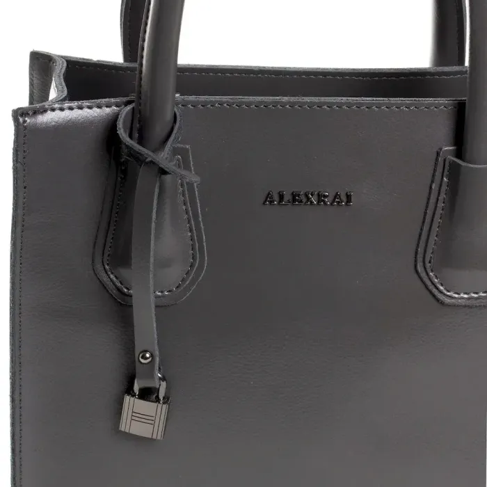 Сумка Жіноча Класична шкіряна ALEX RAI 03-09 19-P1527 grey