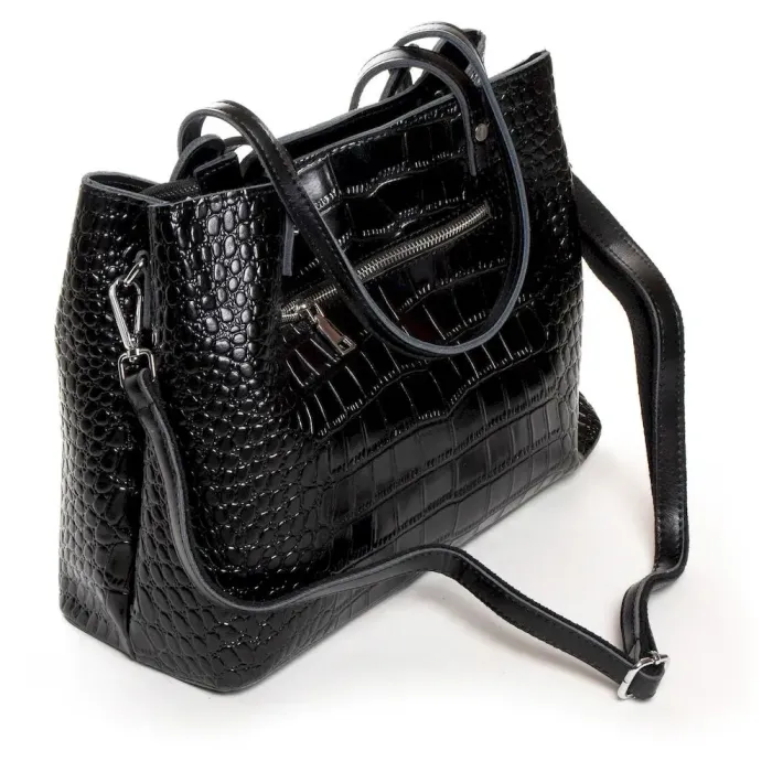 Сумка Жіноча Класична шкіряна ALEX RAI 03-09 16-3204 black