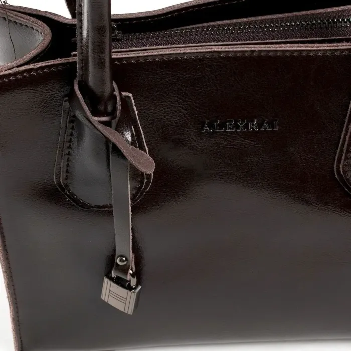 Сумка Жіноча Класична шкіряна ALEX RAI 03-09 19-P1527 brown