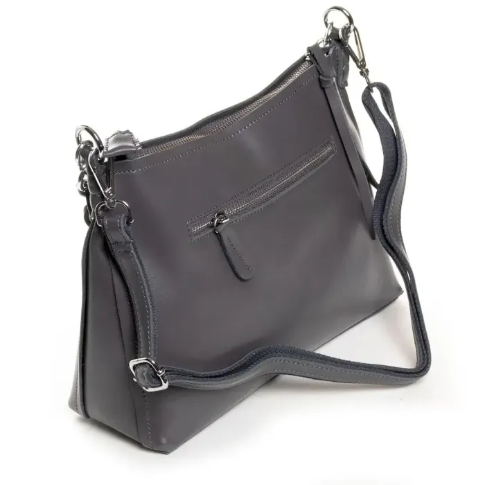 Сумка Жіноча Класична шкіряна ALEX RAI 03-09 17-8900 grey