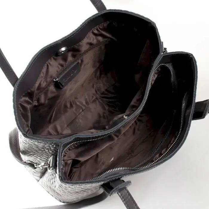 Сумка Жіноча Класична шкіряна ALEX RAI 03-09 16-3204 grey