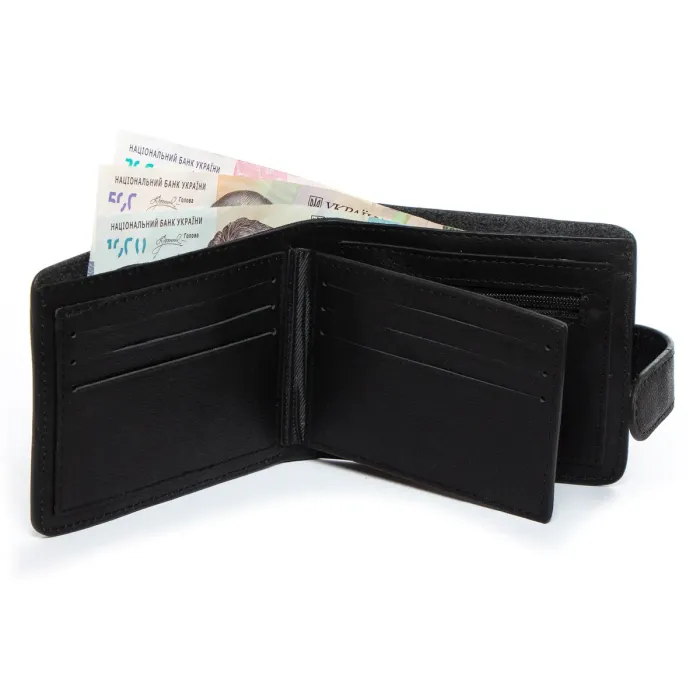 Гаманець Classic Чоловіча шкіра DR. BOND MS-31 black