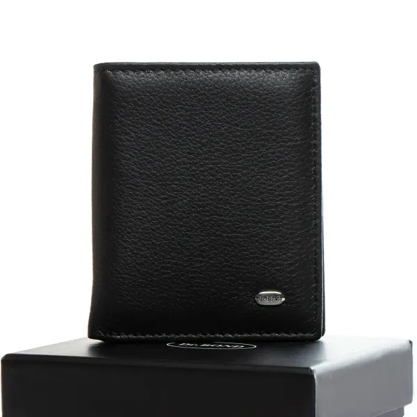 Гаманець Classic Чоловіча шкіра DR. BOND MSM-9 black