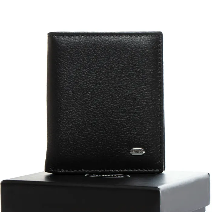 Гаманець Classic Чоловіча шкіра DR. BOND MSM-9 black