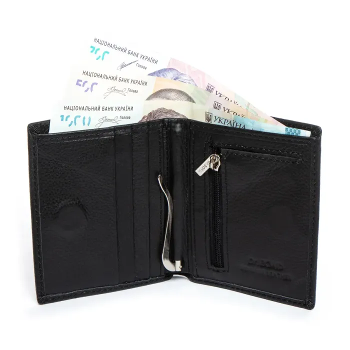 Гаманець Classic Чоловіча шкіра DR. BOND MSM-9 black