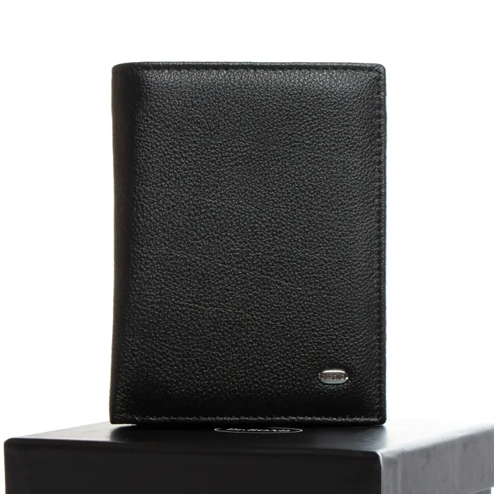 Гаманець Classic Чоловіча шкіра DR. BOND MSM-10 black