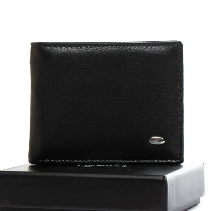 Гаманець Classic Чоловіча шкіра DR. BOND MSM-12 black