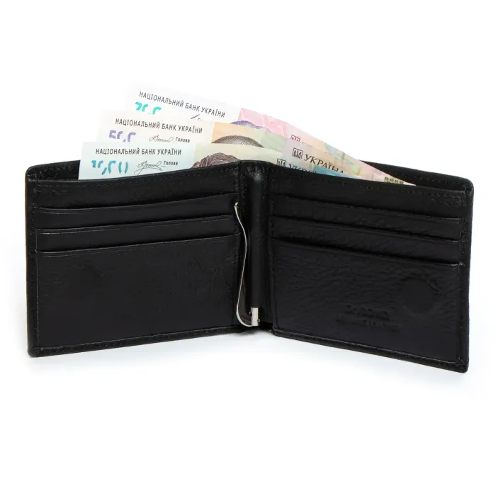 Гаманець Classic Чоловіча шкіра DR. BOND MSM-12 black