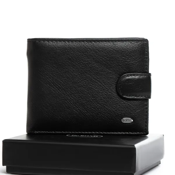 Гаманець Classic Чоловіча шкіра DR. BOND MS-32 black