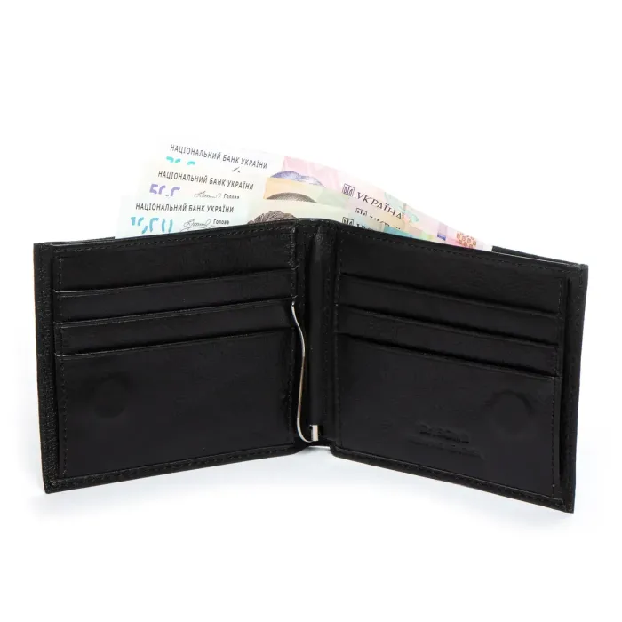 Гаманець Classic Чоловіча шкіра DR. BOND MSM-11 black