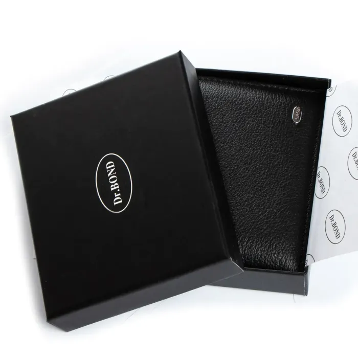 Гаманець Classic Чоловіча шкіра DR. BOND MSM-11 black