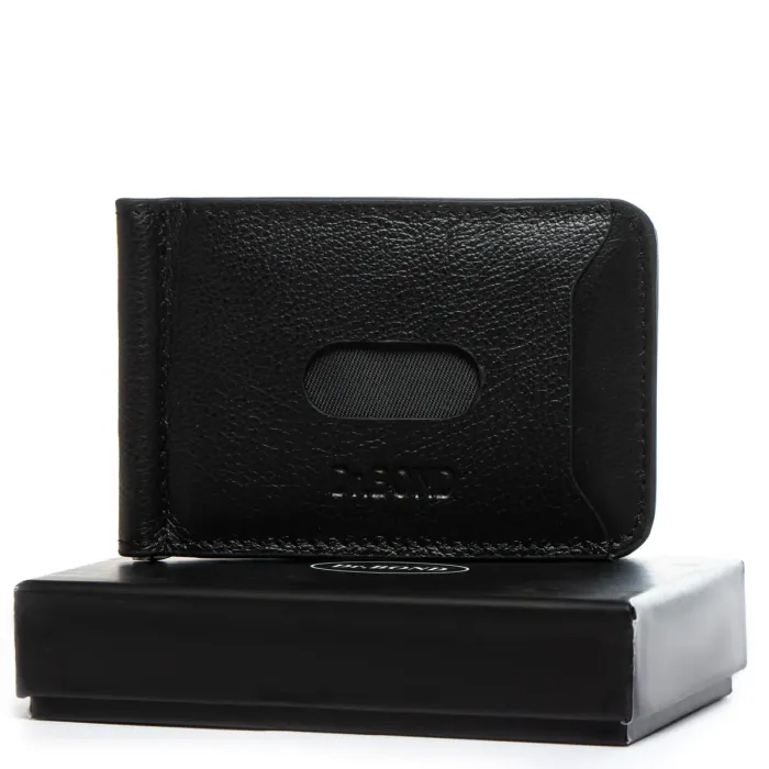 Кошелек Classic Мужской кожа DR. BOND MZS-5 black
