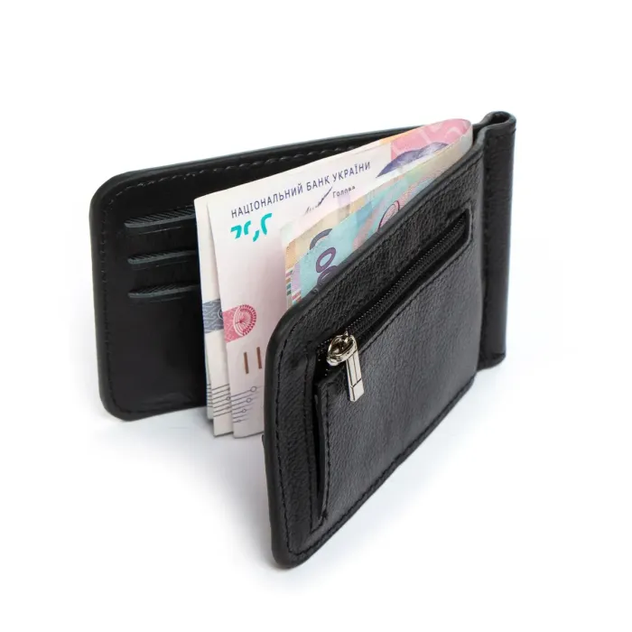 Кошелек Classic Мужской кожа DR. BOND MZS-5 black