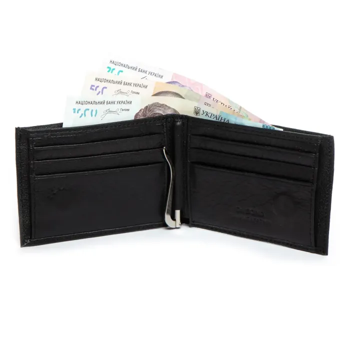 Кошелек Classic Мужской кожа DR. BOND MSM-14 black