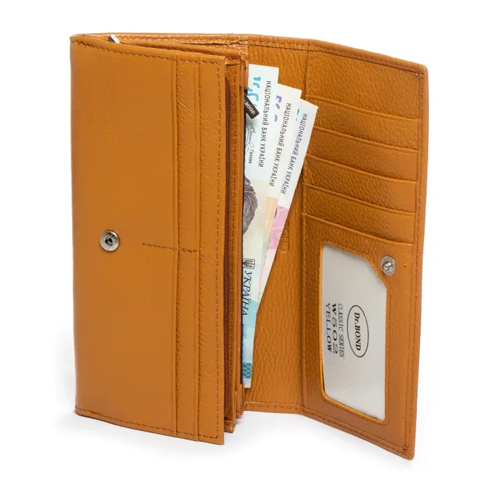 Гаманець Classic Жіноча шкіра DR. BOND W502 yellow