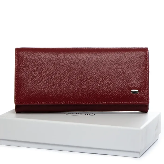 Гаманець Classic Жіноча шкіра DR. BOND W502 wine-red