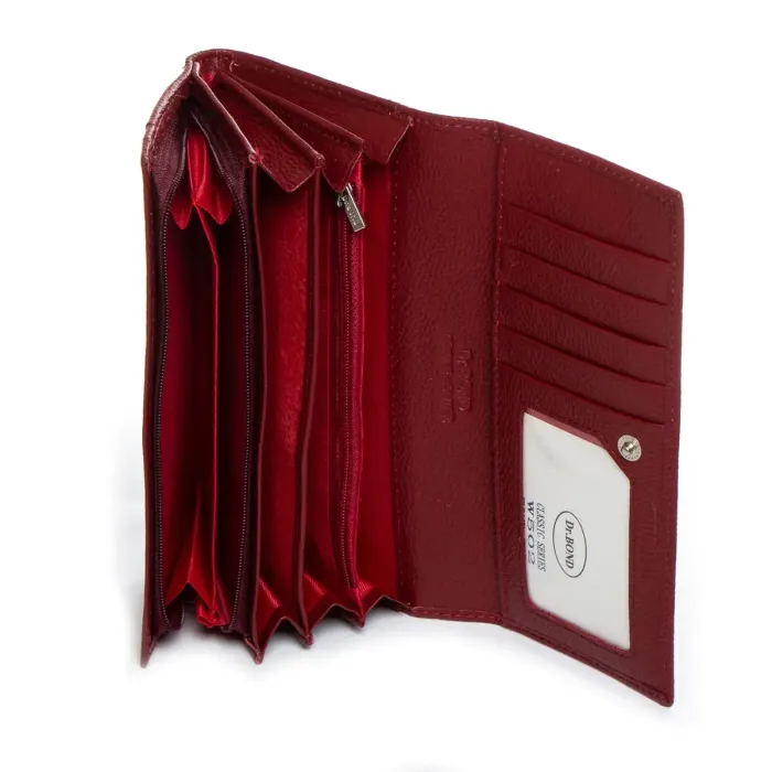 Гаманець Classic Жіноча шкіра DR. BOND W502 wine-red