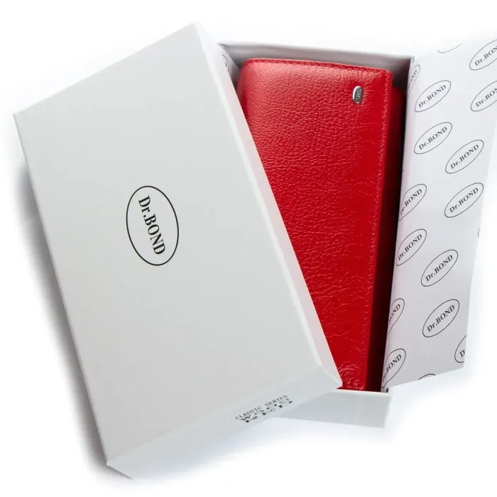 Гаманець Classic Жіноча шкіра DR. BOND W502 red