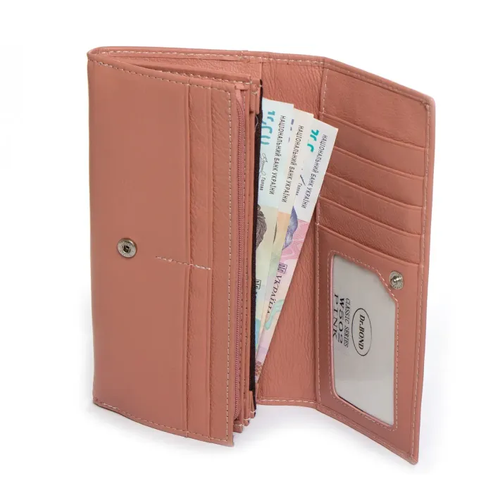 Гаманець Classic Жіноча шкіра DR. BOND W502 pink