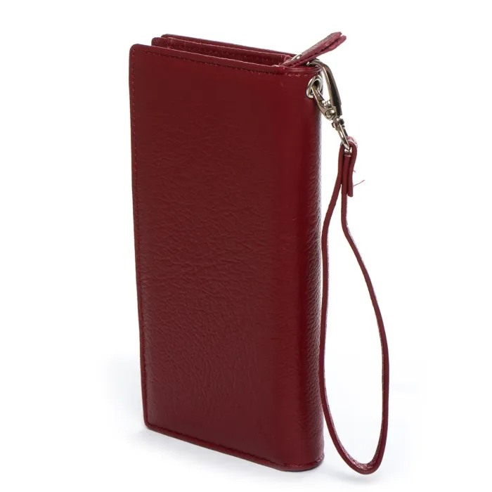 Гаманець Classic Жіноча шкіра DR. BOND WMB-2M wine-red