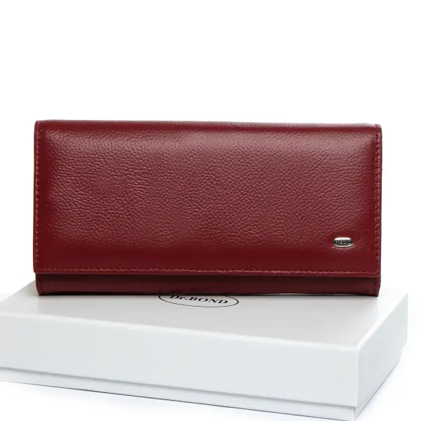 Гаманець Classic Жіноча шкіра DR. BOND W1-V wine-red