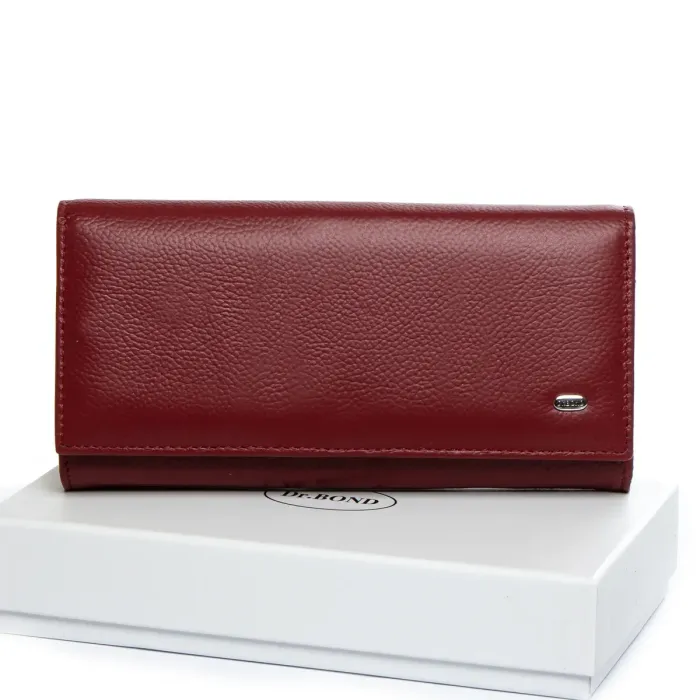 Гаманець Classic Жіноча шкіра DR. BOND W1-V wine-red