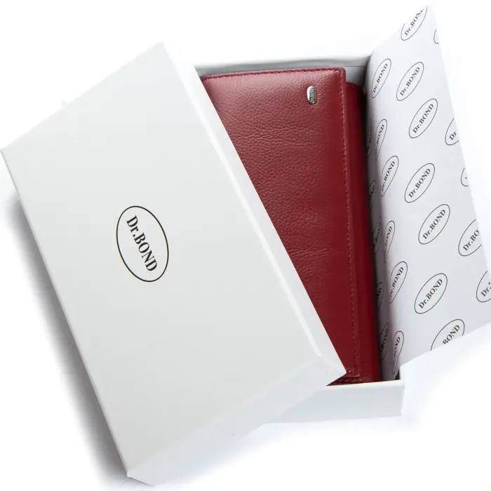 Гаманець Classic Жіноча шкіра DR. BOND W1-V wine-red