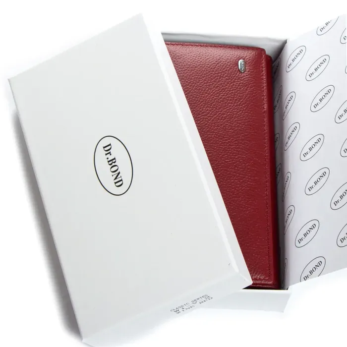 Гаманець Classic Жіноча шкіра DR. BOND W1-V-2 wine-red