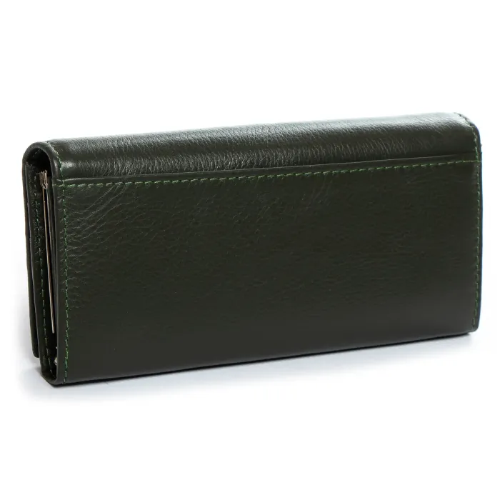 Гаманець Classic Жіноча шкіра DR. BOND W1-V-2 green