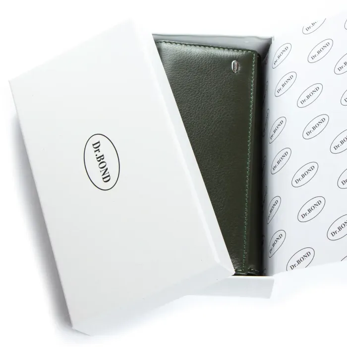 Гаманець Classic Жіноча шкіра DR. BOND W1-V-2 green