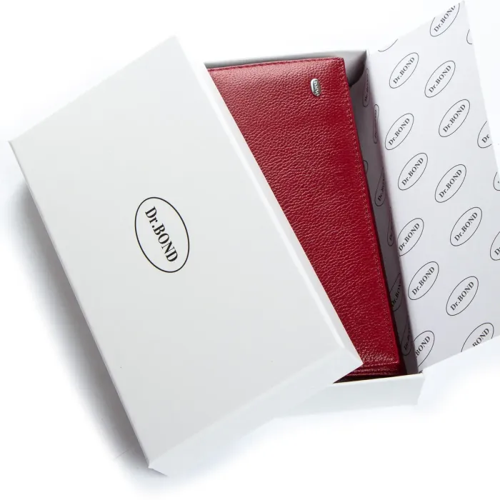 Гаманець Classic Жіноча шкіра DR. BOND W501 wine-red