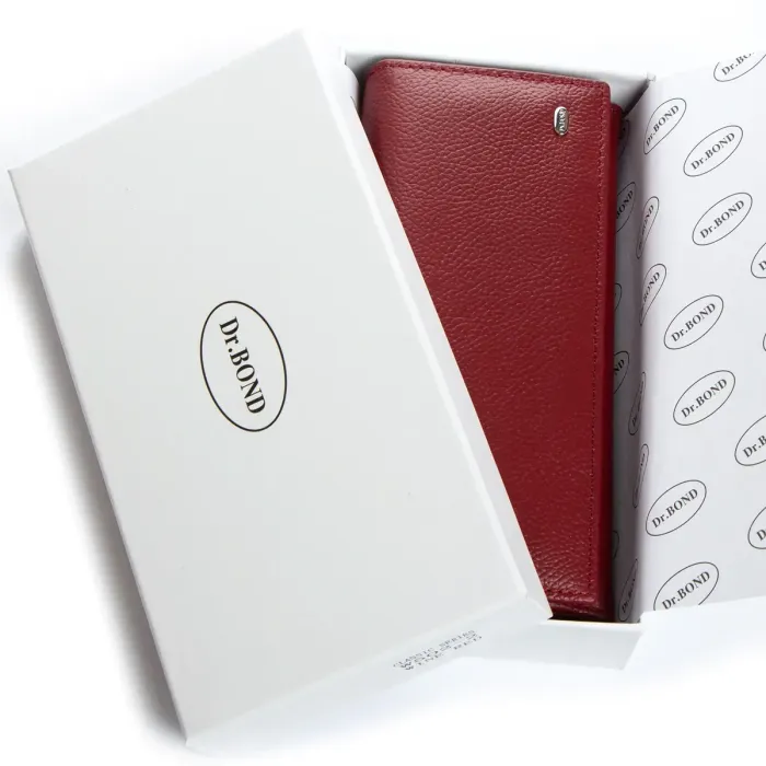 Гаманець Classic Жіноча шкіра DR. BOND W502-2 wine-red