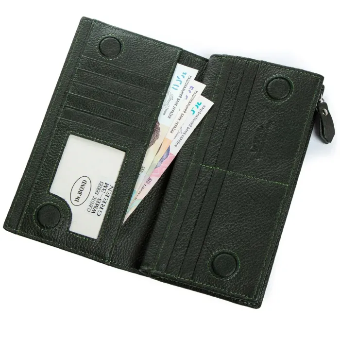 Гаманець Classic Жіноча шкіра DR. BOND WMB-3M green