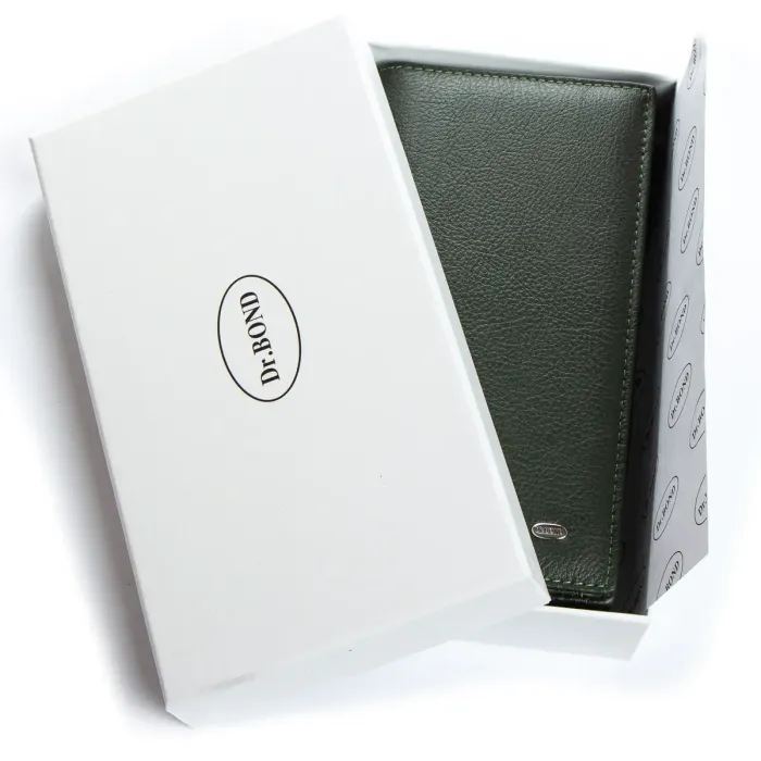 Гаманець Classic Жіноча шкіра DR. BOND WMB-3M green