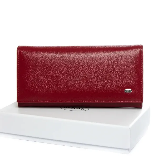 Гаманець Classic Жіноча шкіра DR. BOND W501-2 wine-red