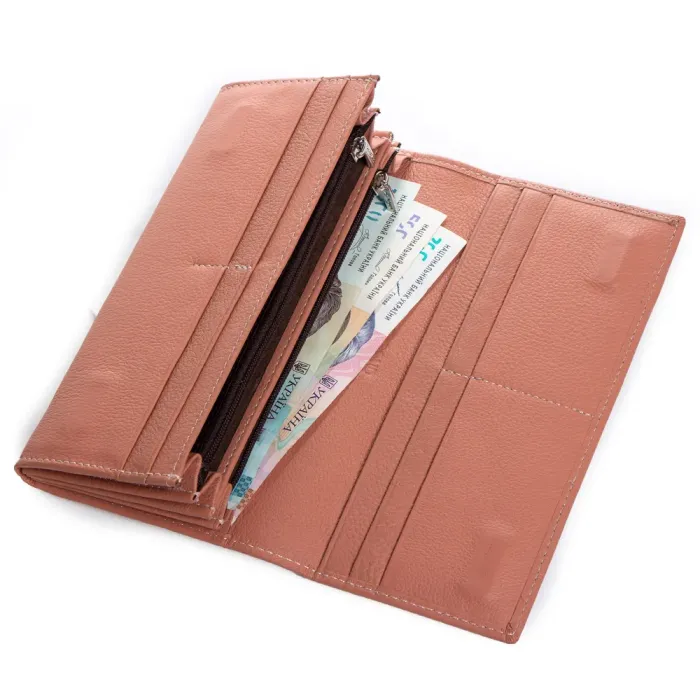 Кошелек Classic Женский кожа DR. BOND W501-2 pink purple