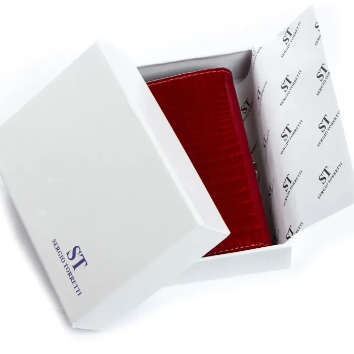 Гаманець LR Жіночий шкіра-лак SERGIO TORRETTI W5 red