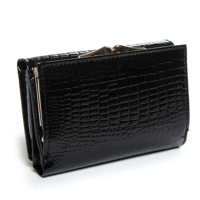 Кошелек LR Женский кожа-лак SERGIO TORRETTI W5 black