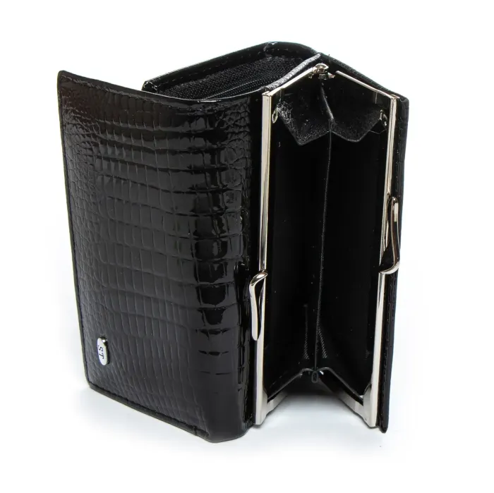 Кошелек LR Женский кожа-лак SERGIO TORRETTI W5 black