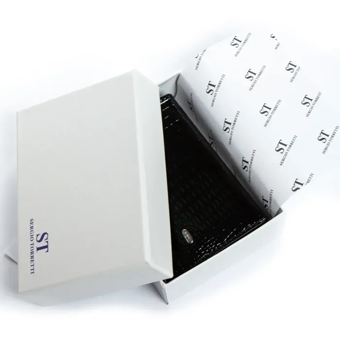 Кошелек LR Женский кожа-лак SERGIO TORRETTI W5 black