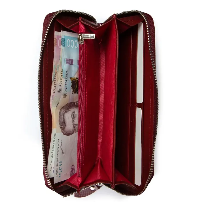 Гаманець LR Жіночий шкіра-лак SERGIO TORRETTI W38 wine-red