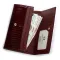 Гаманець LR Жіночий шкіра-лак SERGIO TORRETTI W501 wine-red