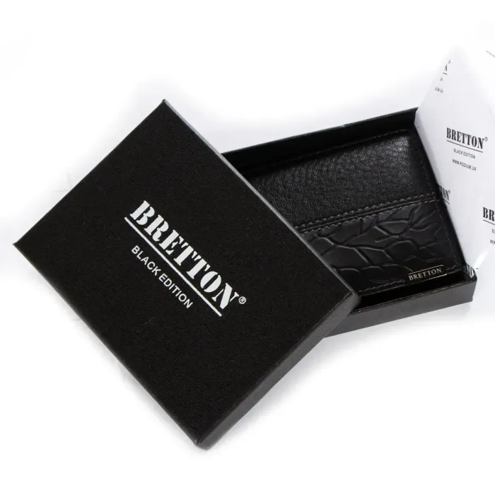 Гаманець BE Чоловіча шкіра BRETTON 168-L25A black